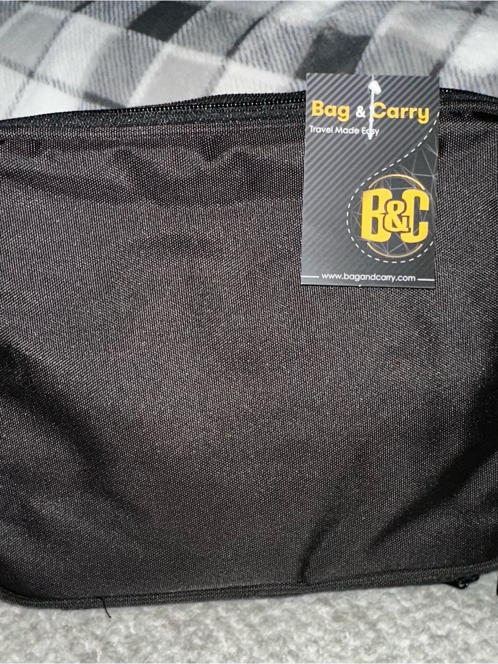 Bag & Carry Black Travel Organizer -